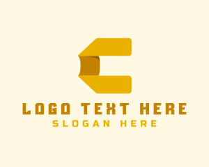 Digital Marketing - Professional Ribbon Letter C Business logo design