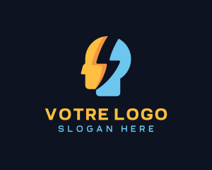 Tech - Electrical Power Head logo design