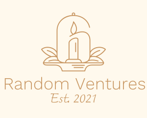 Bell Jar Candle Decor logo design