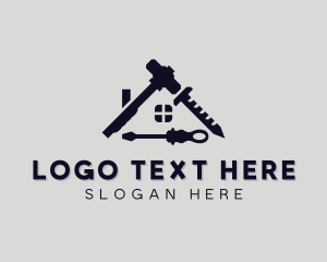 Hammer - Construction Tools Handyman logo design