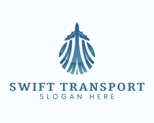 Airline Plane Transport logo design