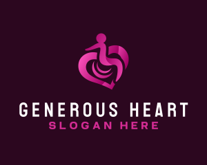 Disability Heart Charity logo design