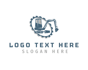 Contractor Gear Excavator Logo