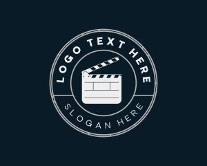 Equipment - Movie Clapper Board logo design