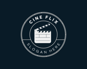 Movie - Movie Clapper Board logo design
