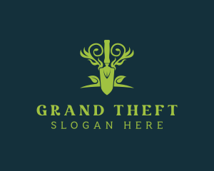 Plant Garden Trowel Logo