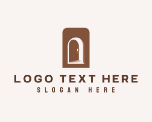 Doorknob - Open Door Entrance logo design