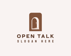 Open Door Entrance logo design