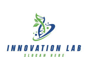 Laboratory - Biotech DNA Laboratory logo design