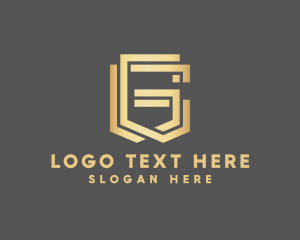 Lock - Generic Metallic Shield logo design