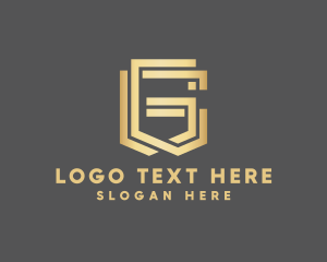 Letter G - Generic Metallic Shield logo design