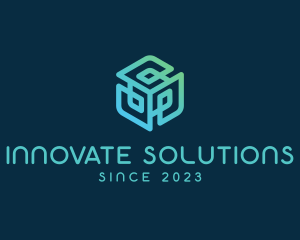 Tech Cube Solutions logo design