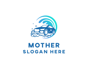 Splash Bubbles Auto Wash Logo