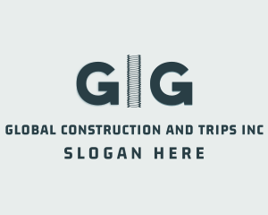 Industrial Construction Engineer logo design