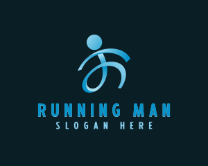 Running Marathon Competition logo design