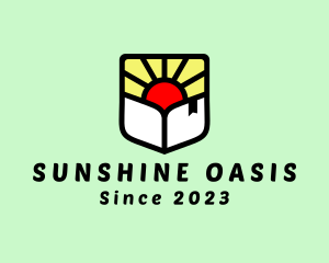 Sunshine Bookmark Publisher logo design