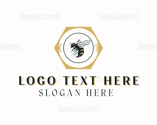 Natural Bee Wasp Logo