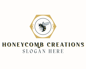 Natural Bee Wasp logo design