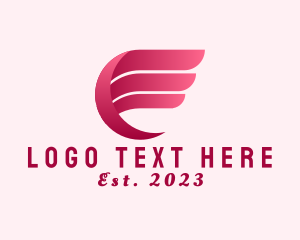 Winged - Modern Organization Wings logo design