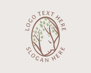 Botanical - Tree Face Wellness logo design