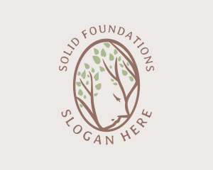 Eco Friendly - Tree Face Wellness logo design