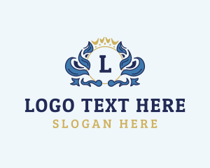 League - Elegant Royal Banner logo design