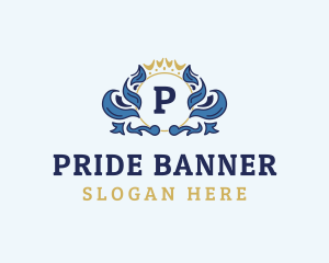 Elegant Royal Banner logo design