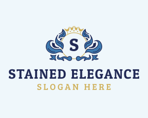 Elegant Royal Banner logo design