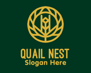 Gold Wheat Agriculture logo design