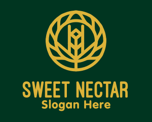 Gold Wheat Agriculture logo design