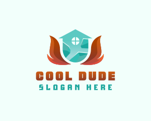 Thermal Heating Cooling  logo design