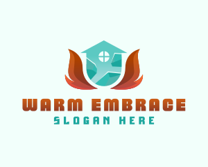 Thermal Heating Cooling  logo design