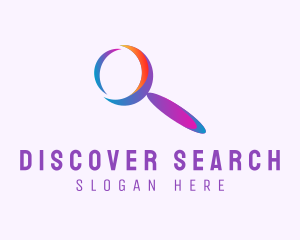 Search Magnifying Glass logo design