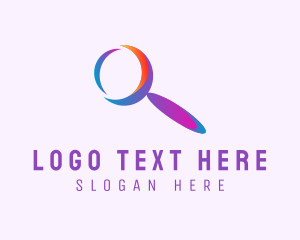 Investigator - Search Magnifying Glass logo design