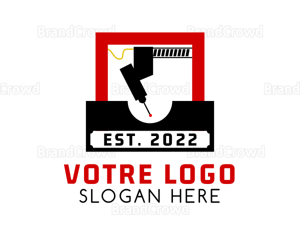 Industrial CNC Machinery Logo