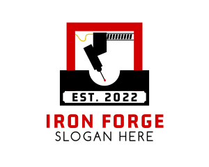 Industrial CNC Machinery  logo design