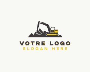 Builder Contractor Excavation Logo