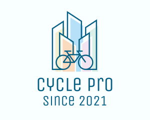 Biking - City Bike Tour logo design