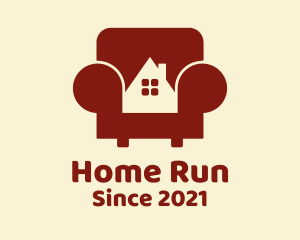 Home Furniture Couch  logo design