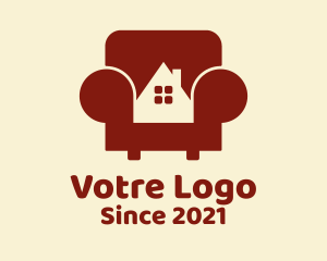Upholsterer - Home Furniture Couch logo design
