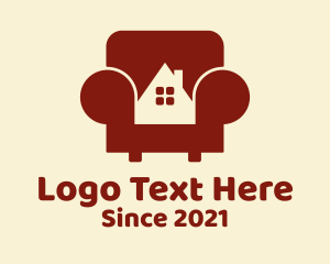 Home Furniture Couch  logo design