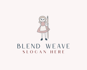 Female Tailor Dressmaker logo design