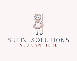 Female Tailor Dressmaker logo design