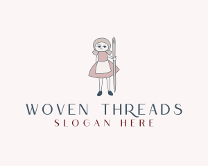 Female Tailor Dressmaker logo design