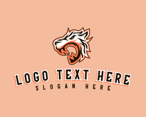 Fierce - Beast Wolf Wildlife logo design