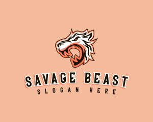 Beast Wolf Wildlife logo design