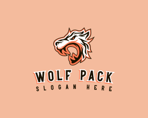 Beast Wolf Wildlife logo design