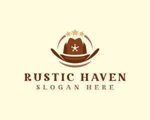 Western Cowboy Hat logo design