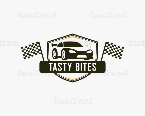 Sports Car Racing Logo