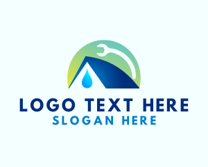 Leak - House Leak Repair logo design